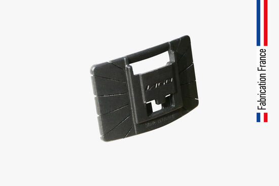 Platine de fixation sur casque pour lampe frontale LAGO - Fabrication FRANCE