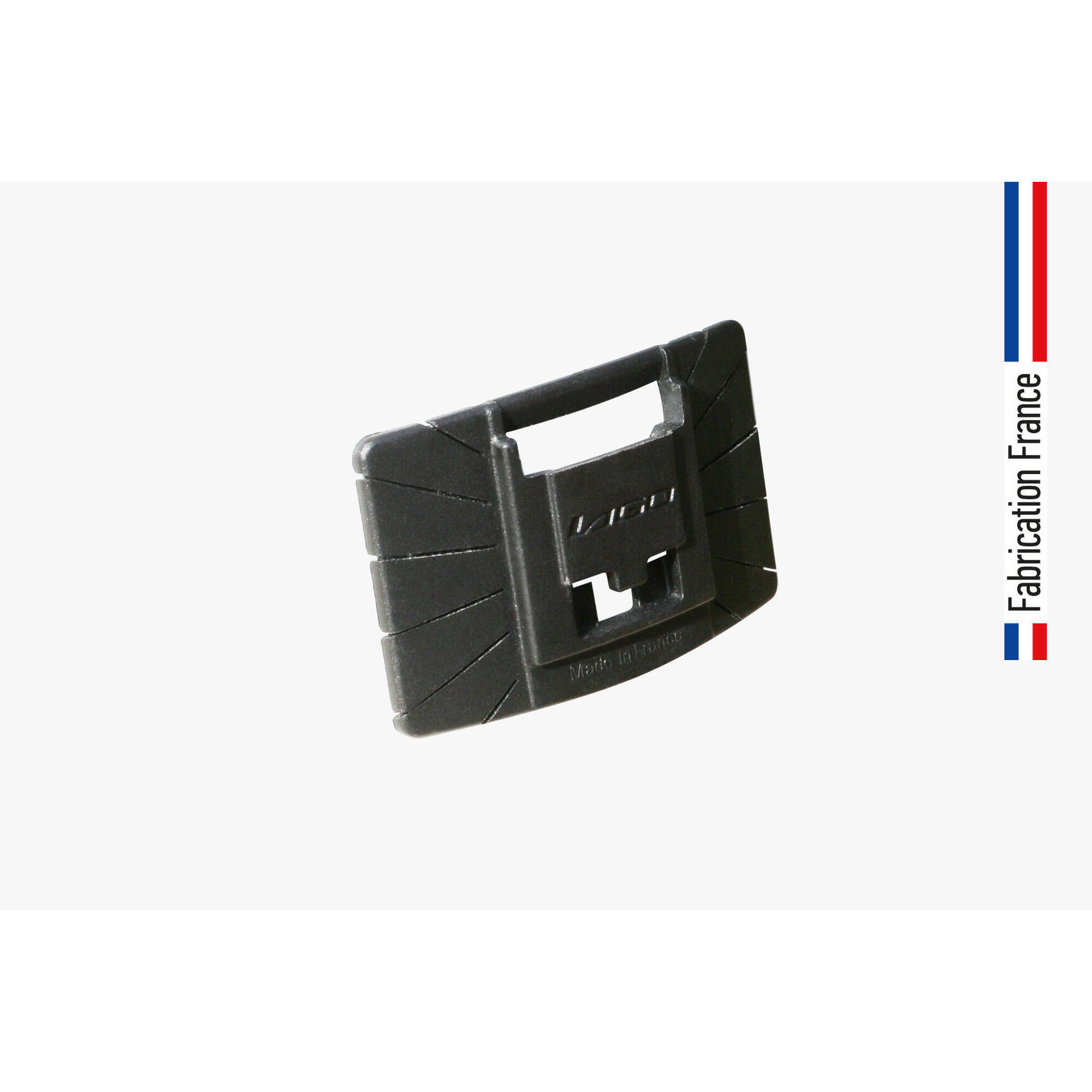 Lago - Platine De Fixation Sur Casque Pour Lampe Frontale Lago - Fabrication France - Protection Casque - Noir - Taille Unique - Decathlon
