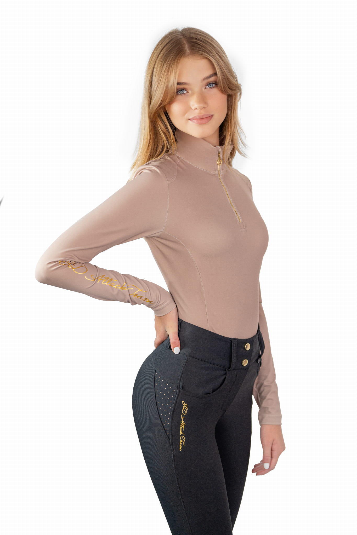 Mujer Camisa Invierno Deporte Cilla Beige XS 4/8