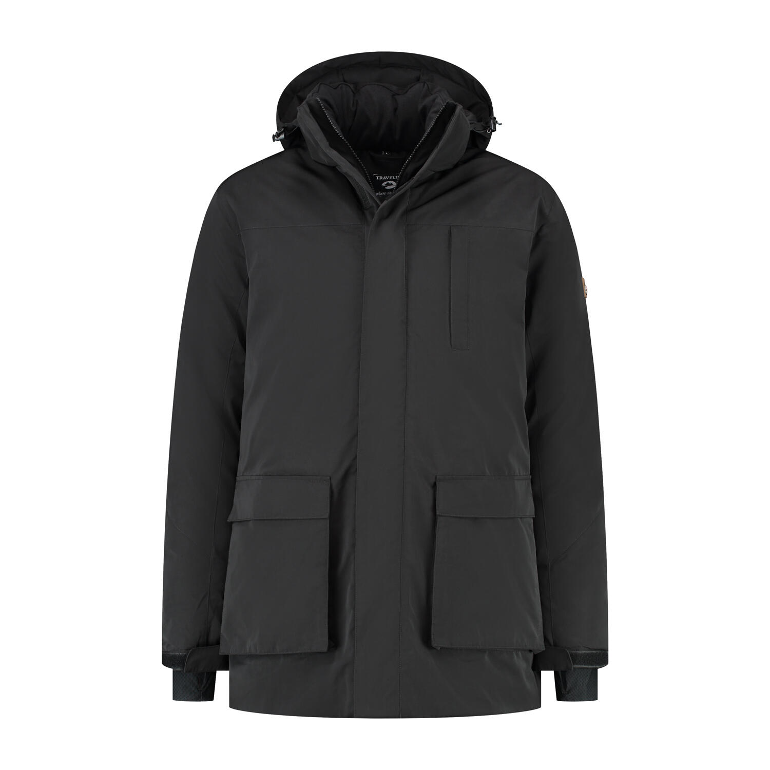 Travelin' - Parka De Randonnée Avec Fermeture Éclair - Hommes - Rasmus - Parka - Noir - 48 Xl - Decathlon