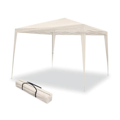 Opvouwbare tent 3x3 m classic beige - waterdicht - winddicht - winden