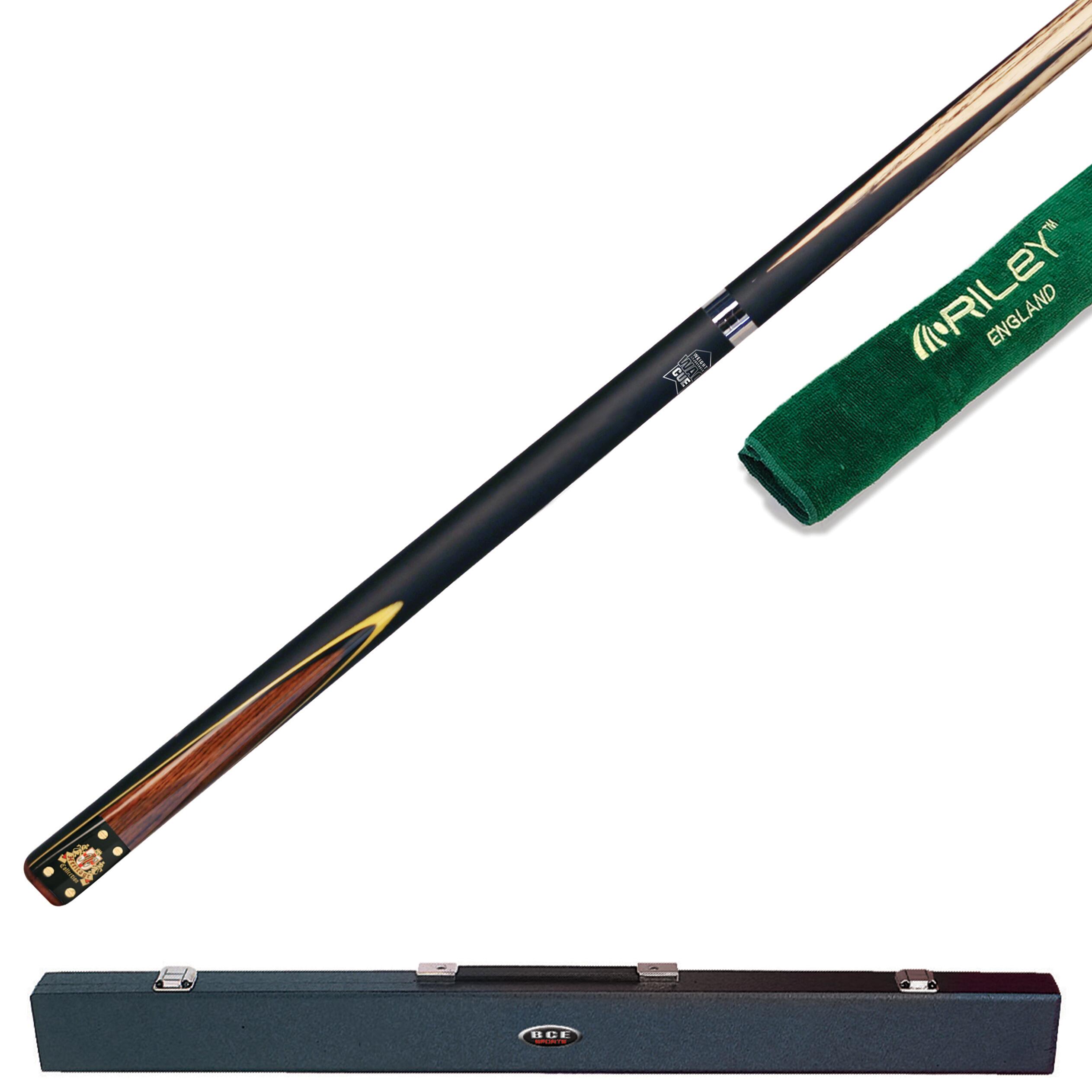 BCE BCE Heritage 2 Piece Ash Snooker Cue with Matching Grain and WAC and Hard Case