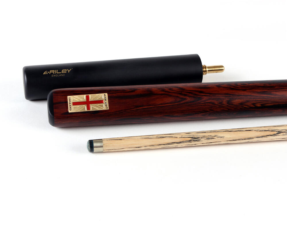 Riley England Series 3/4 Cut Ebony Snooker Cue and Hard Case 4/8