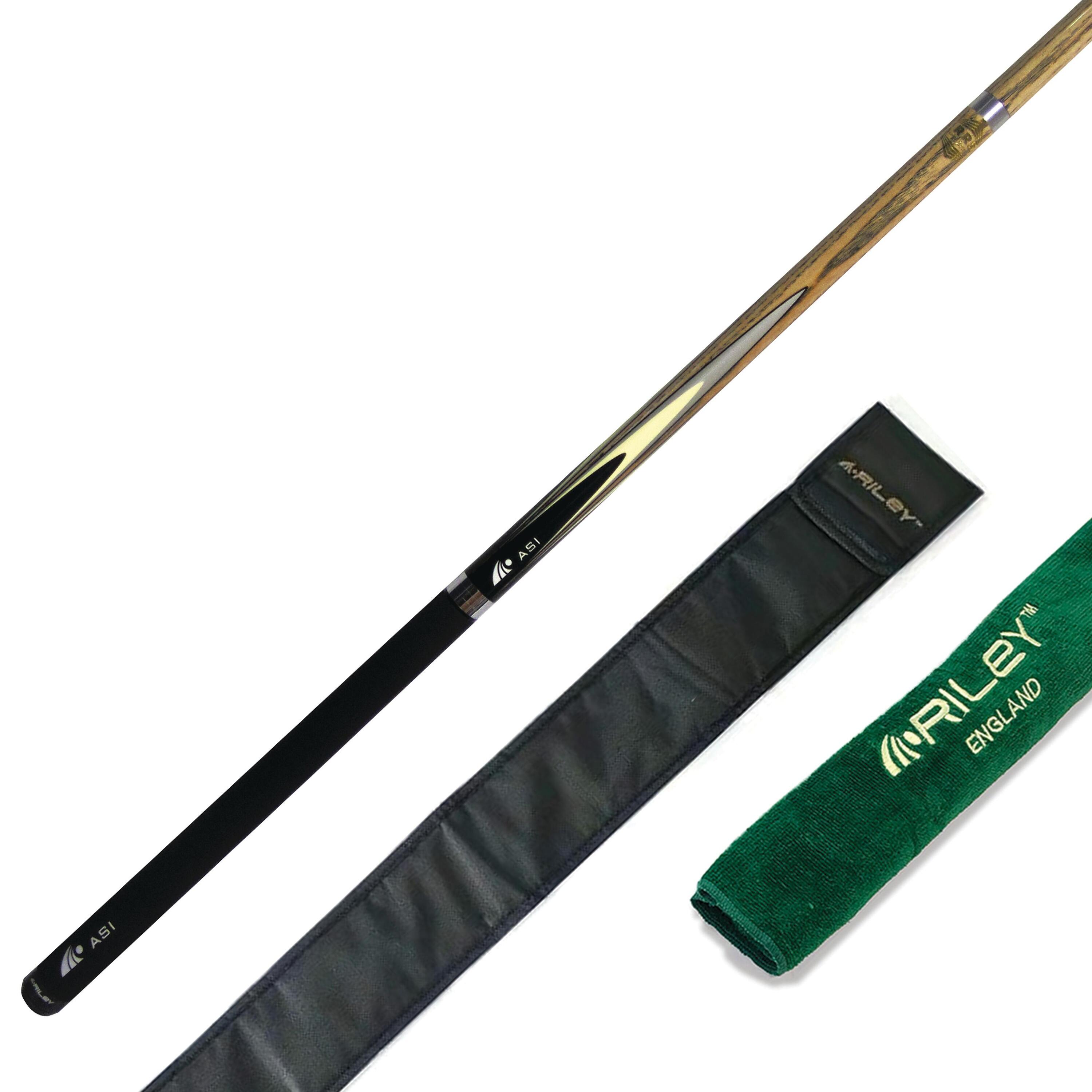 RILEY Riley 2 Piece ASI Snooker/ Pool Cue with WAC system and Classic Case