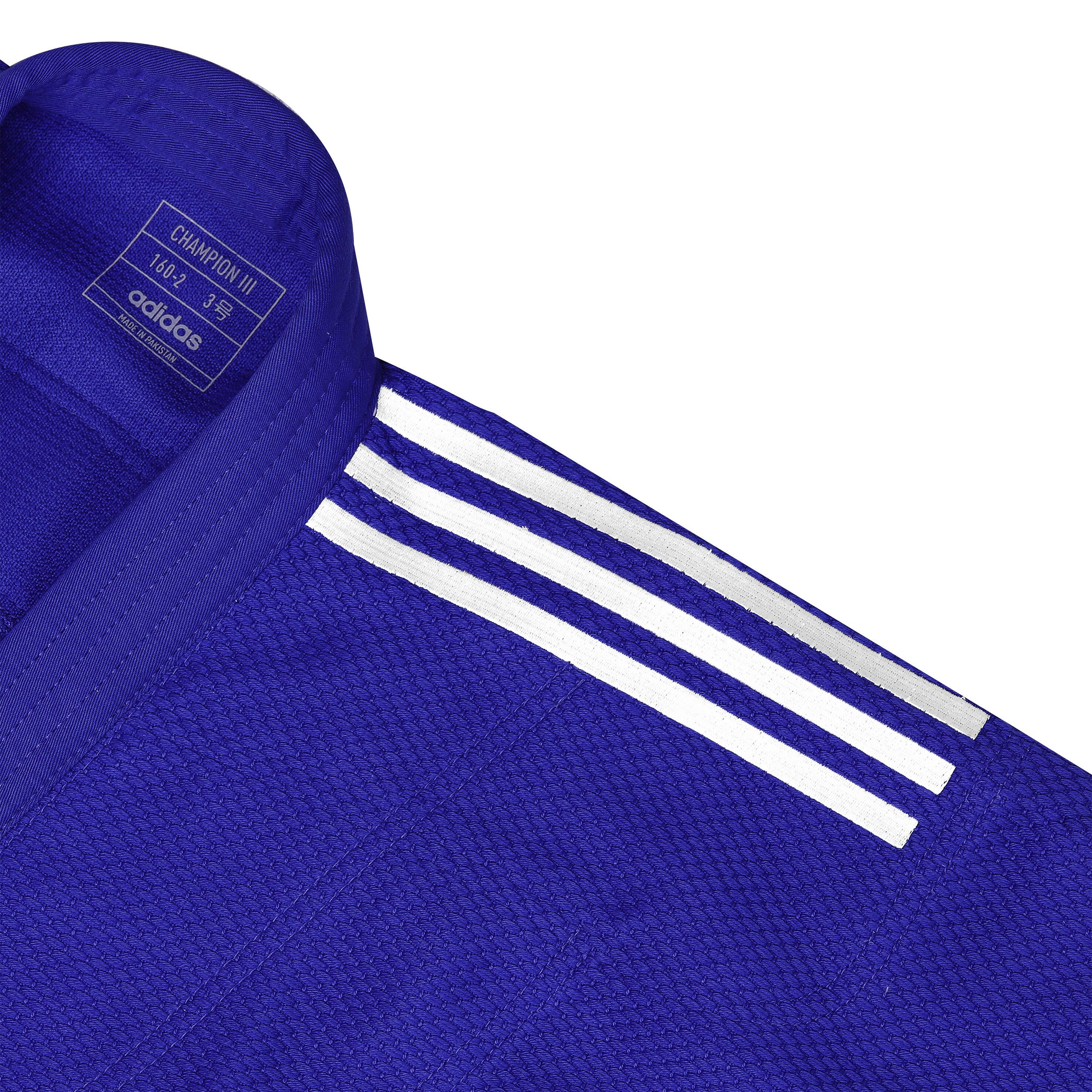 Kimono de judo bleu champion iii ijf 2/5