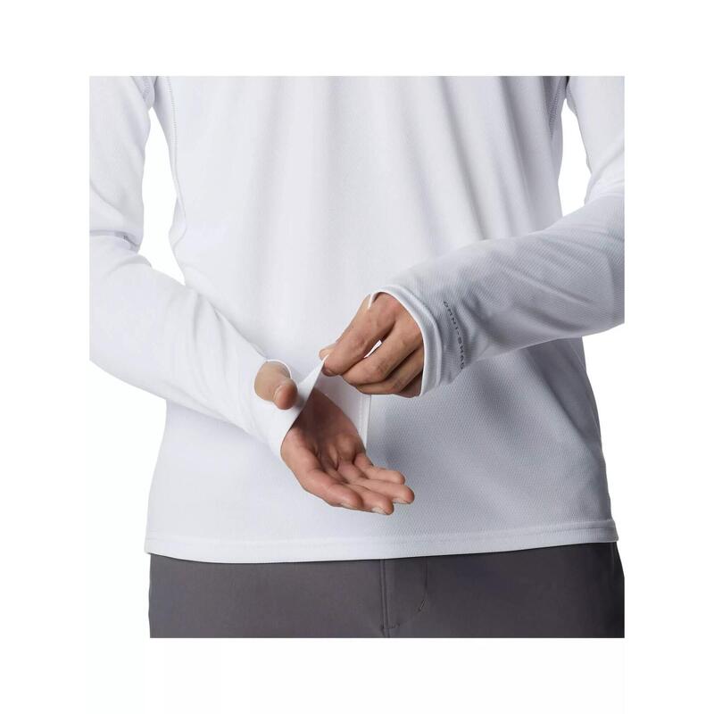 Top lenjerie de corp Narrows Pointe Long Sleeve - alb barbati