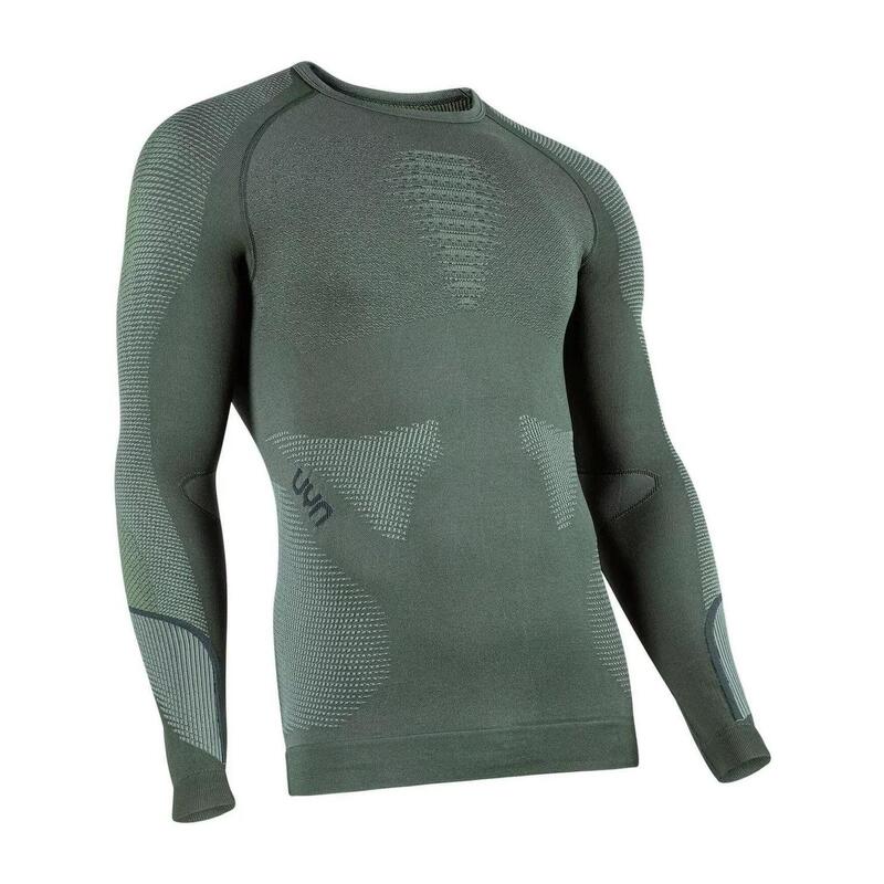 Top lenjerie de corp Man Ambityon Uw Shirt Lg_Sl. - verde barbati