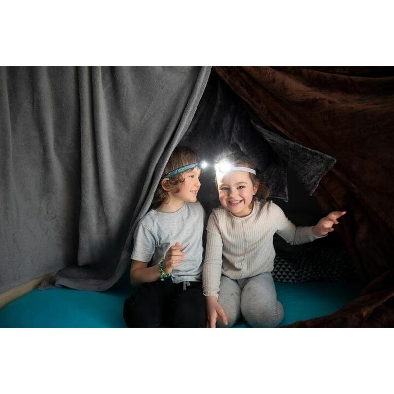 Lampe Frontale LED Randonnée pour enfant KIDLED2 motif Dinosaure - 40 Lumens