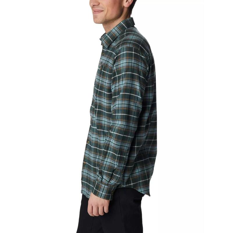 Cornell Woods Flannel Long Sleeve Shirt férfi hosszú ujjú ing - zöld