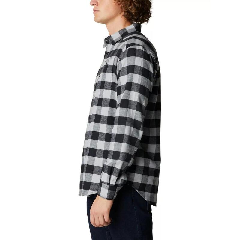 Langarmhemd Cornell Woods Flannel Long Sleeve Shirt Herren - grau