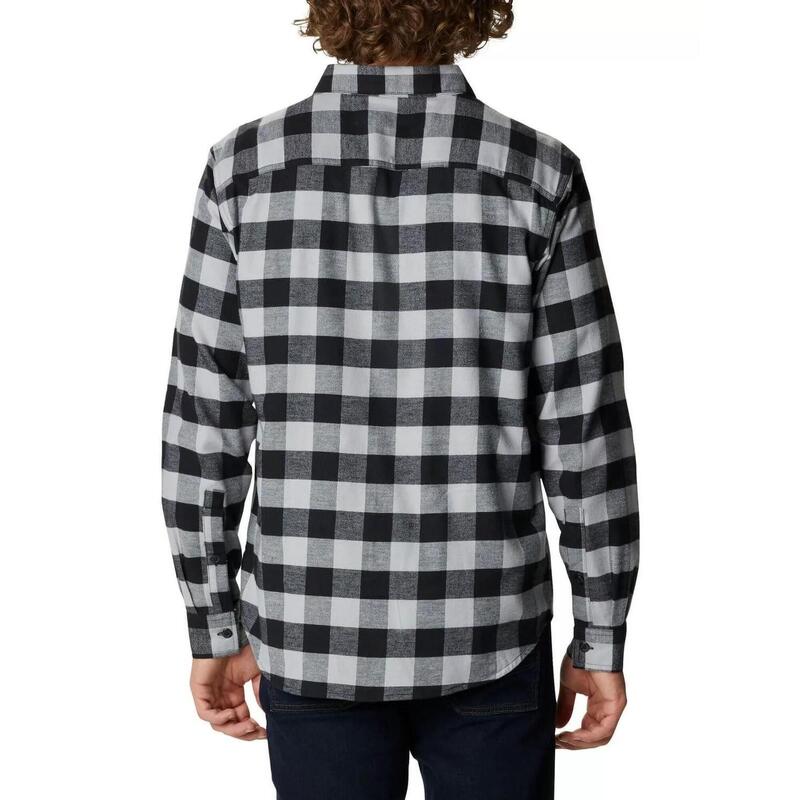 Langarmhemd Cornell Woods Flannel Long Sleeve Shirt Herren - grau