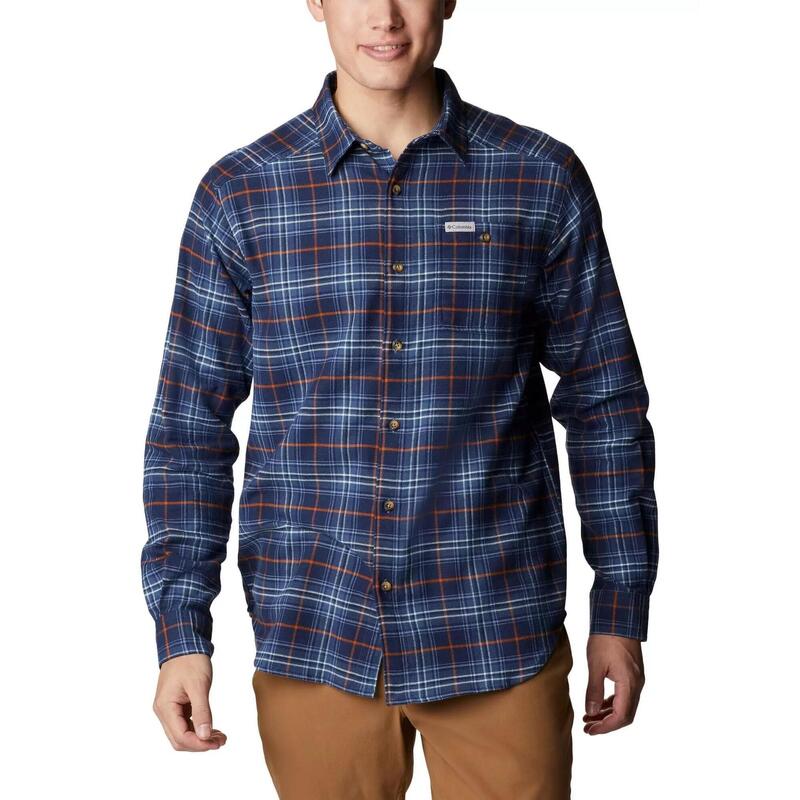 Cornell Woods Flannel Long Sleeve Shirt koszula z długim rękawem - niebieski