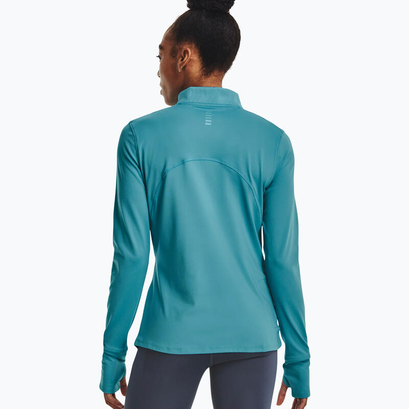 Under Armour Qualifier Run 2.0 hardloopsweatshirt voor dames met halve rits