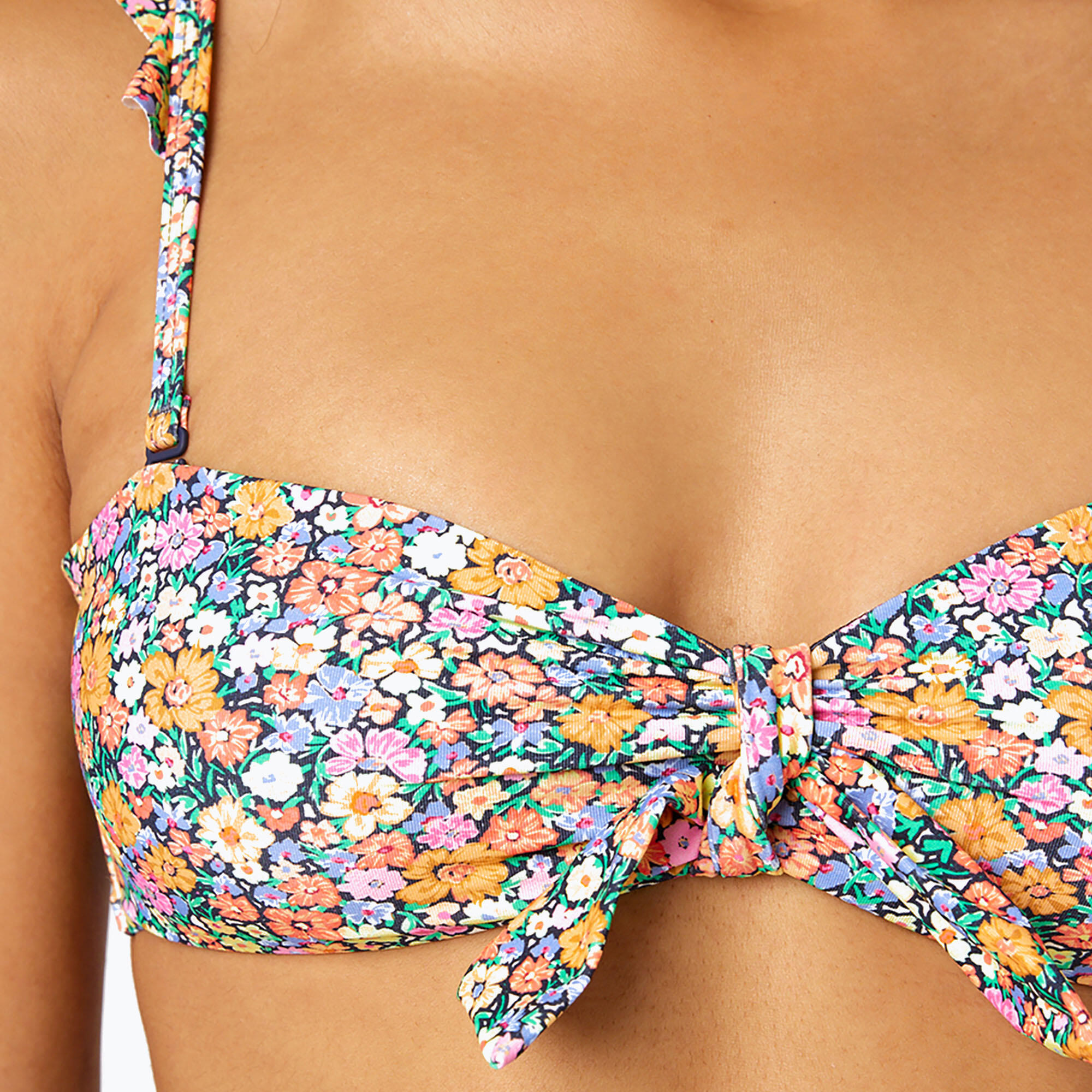 Góra od stroju kąpielowego Rip Curl Afterglow Ditsy Bandeau 3282 3/5