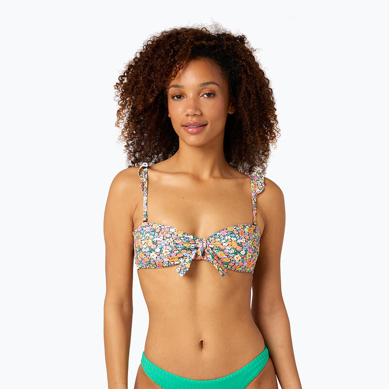 Partea de sus a costumului de baie Rip Curl Afterglow Ditsy Bandeau 3282