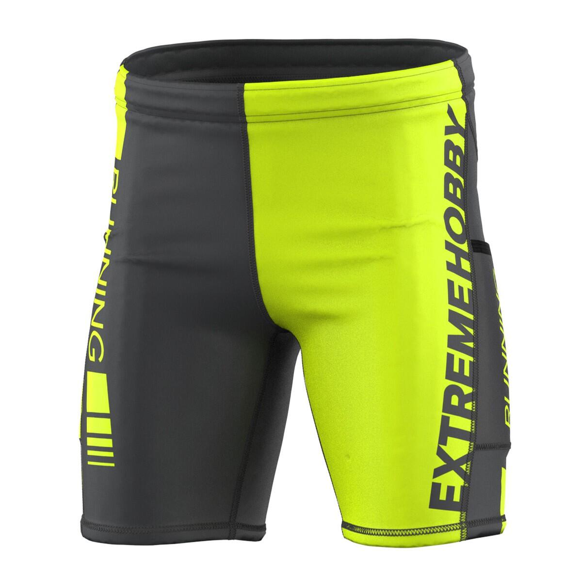EXTREME HOBBY Korte hardloopleggings voor heren EXTREME HOBBY 1/3 DRAFT