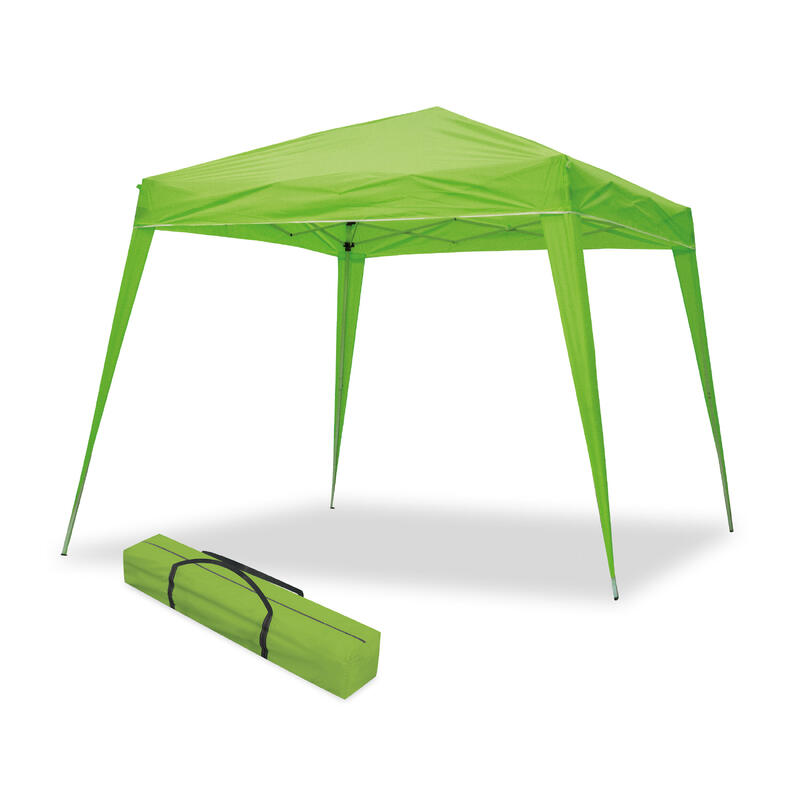 Carpa California 2,4x2,4m plegable Verde. Jardín, playa, campo