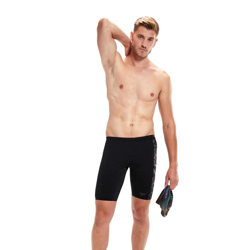 Speedo Heren Jammer Hyper Boom Panel Zwart/Grijs