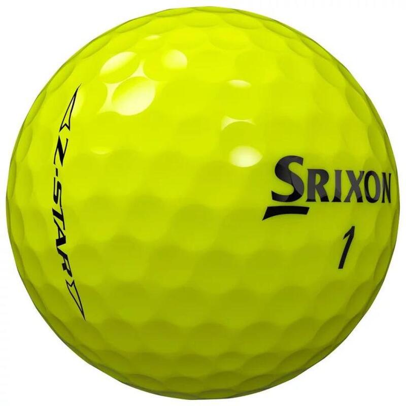 Boîte de 12 Balles de Golf Srixon Z-Star Jaune