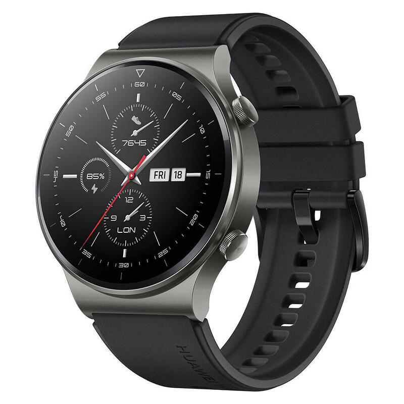 Segunda Vida - Huawei Watch GT 2 Pro 46mm GPS - Preto/Preto - Como novo