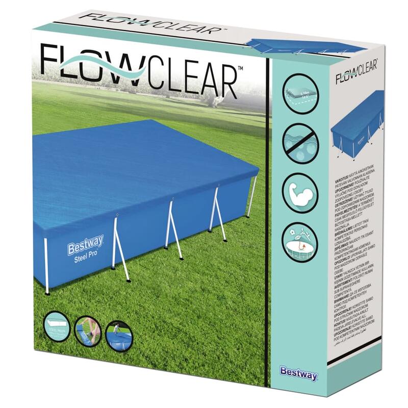 Cobertura de piscina Flowclear 400x211 cm