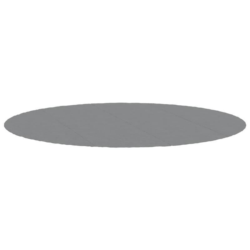 Pano para chão de piscinas Ø500 cm poliéster geotêxtil cinza