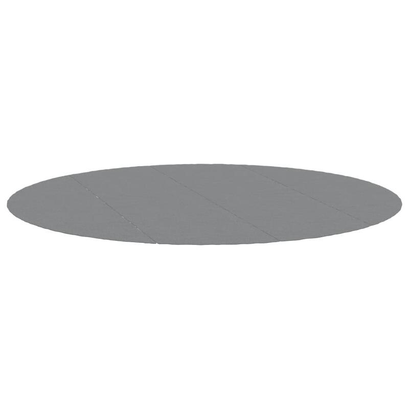 Pano para chão de piscinas Ø428 cm poliéster geotêxtil cinza