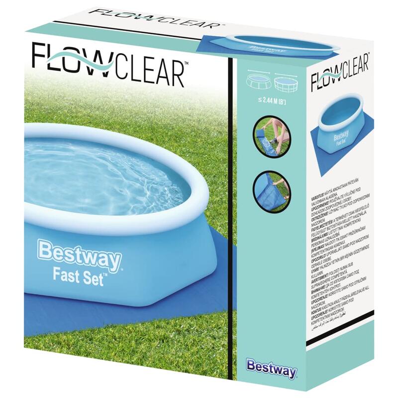 Flowclear Pano para chão de piscinas 274x 274 cm