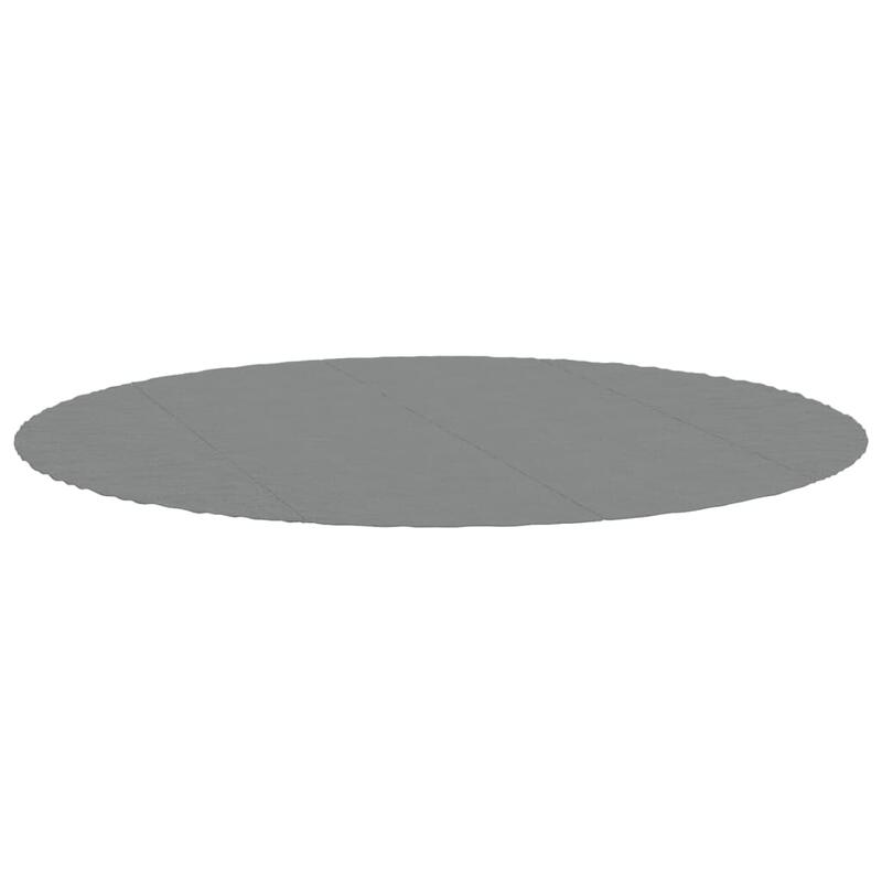 Pano para chão de piscinas Ø458 cm poliéster geotêxtil cinza