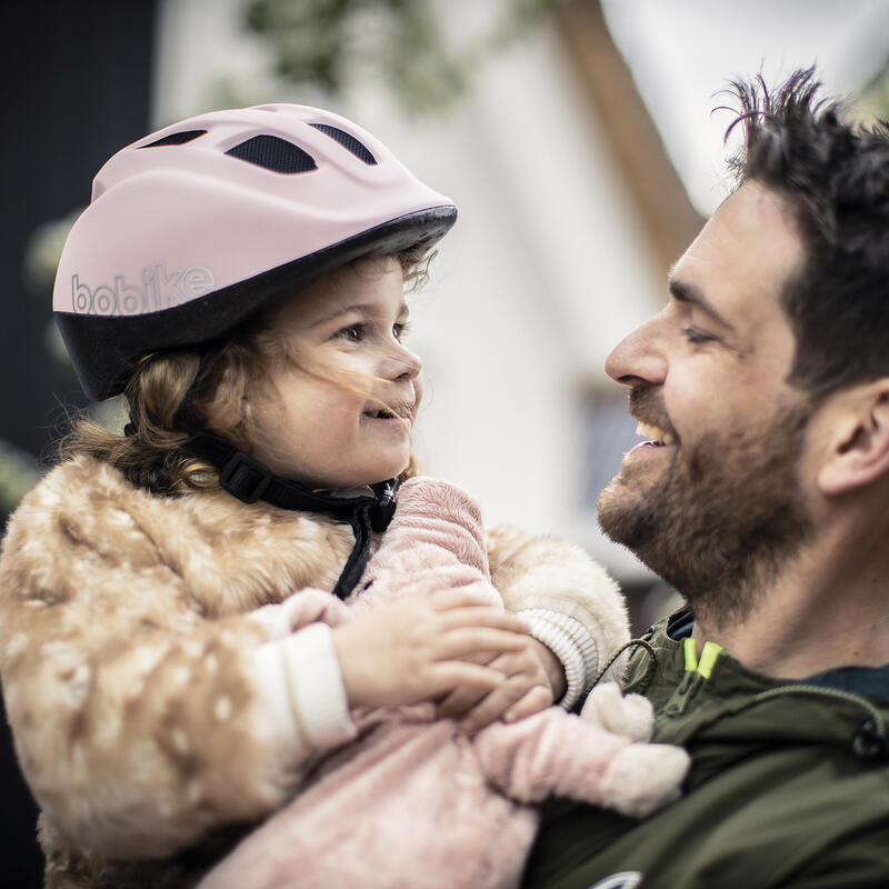 Fahrradhelm für ältere Kleinkinder GO Baby-Rosen Pastell