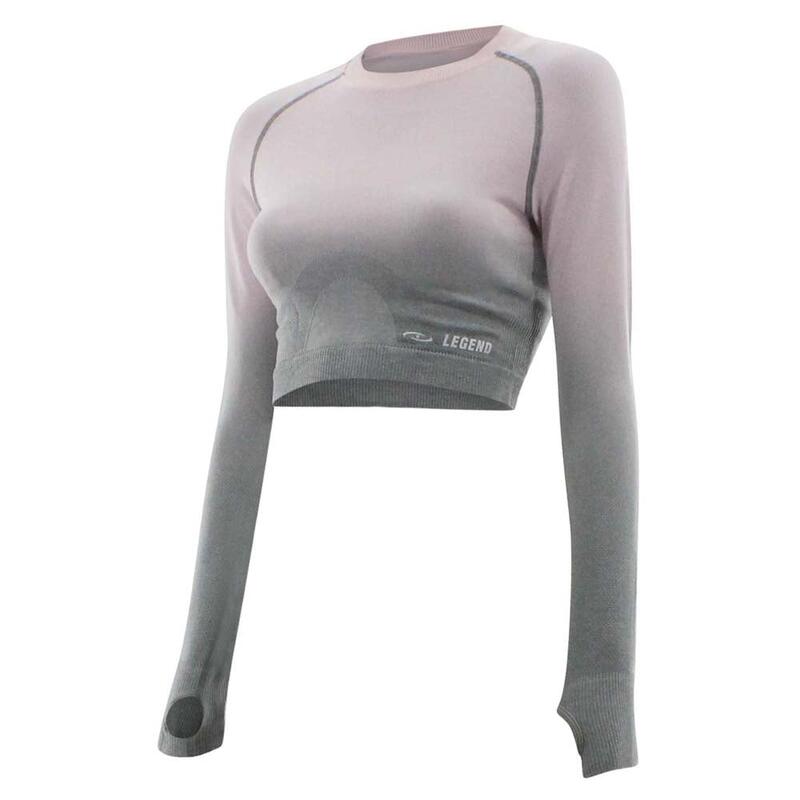 Dames Sport-Top Grey Pink