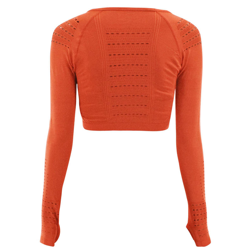Sport top oranje - Verschillende maten - Gemaakt van technisch Dry-fit materiaal 2/5