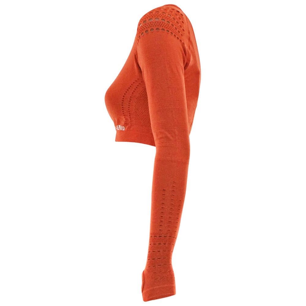 Sport top oranje - Verschillende maten - Gemaakt van technisch Dry-fit materiaal 3/5