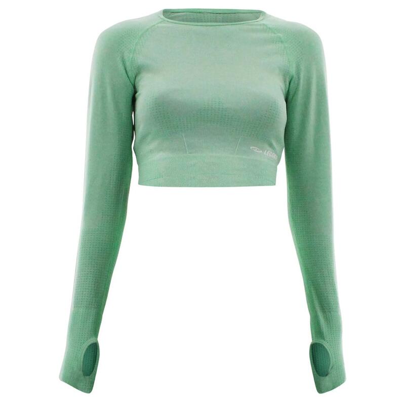 Haut de sport PRO pour femme vert