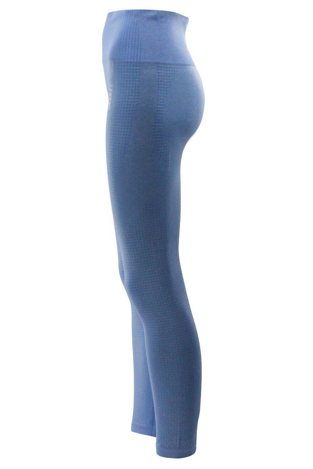 Legging Sport Femme PRO Bleu Bébé 3/5