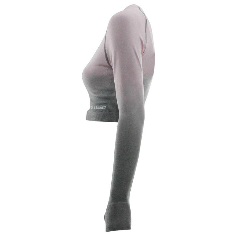 Dames Sport-Top Grey Pink