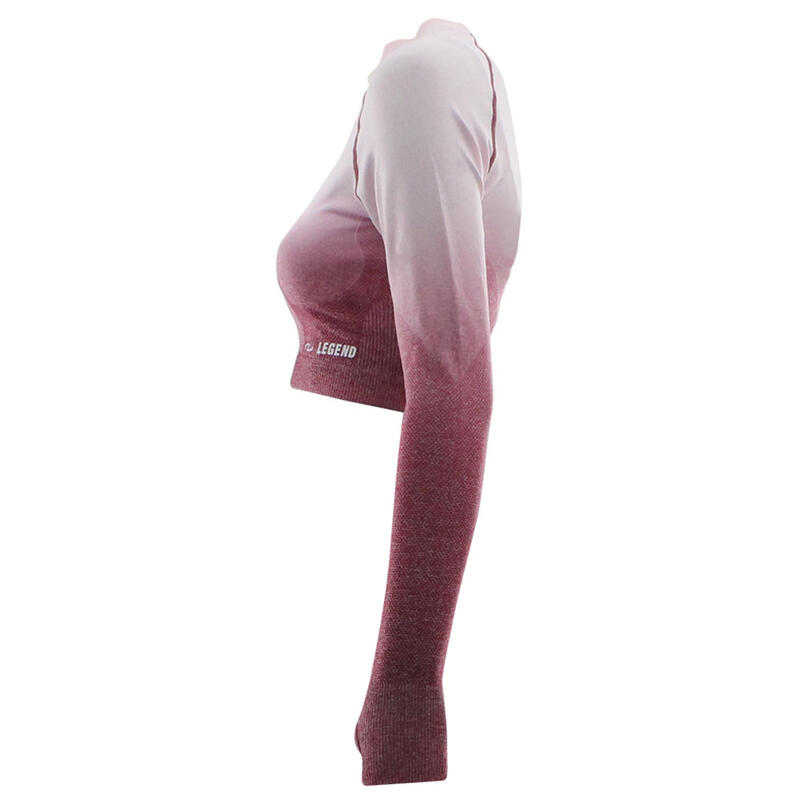 Sport-Top Femme Violet Blanc