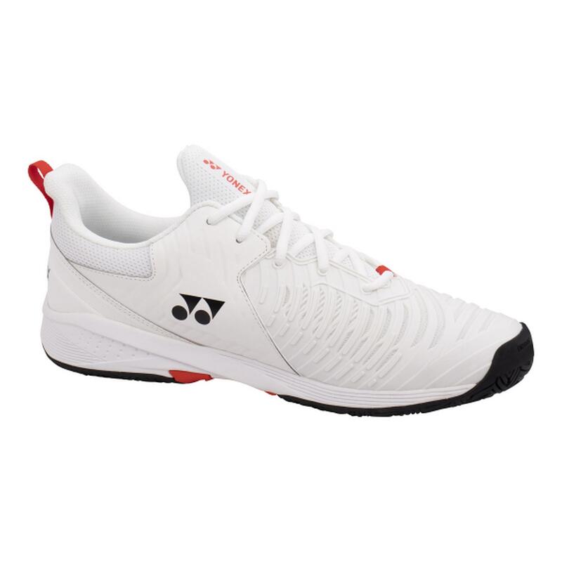 YONEX Chaussures de Tennis POWER CUSHION SONICAGE 3 White-Red