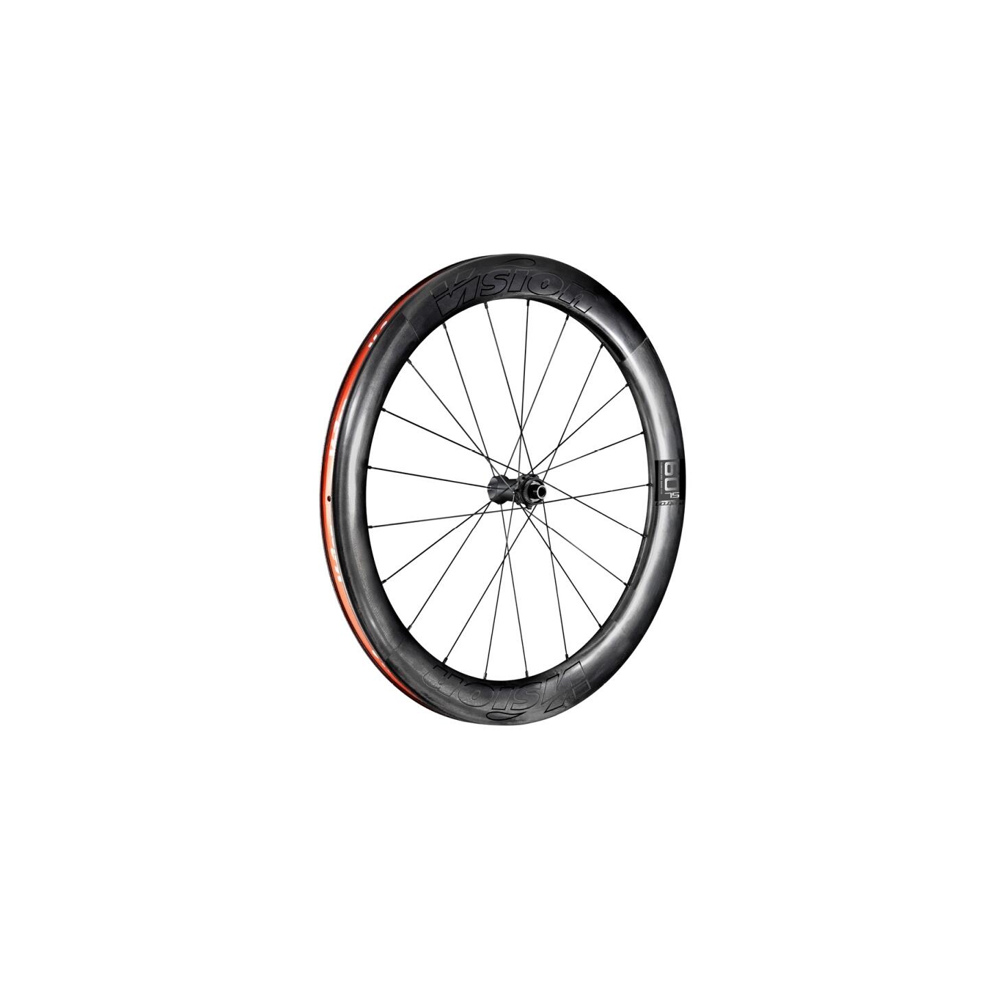 Paire de roues a disques center lock a pneus Vision Metron 60 SL TL SH11 2/2