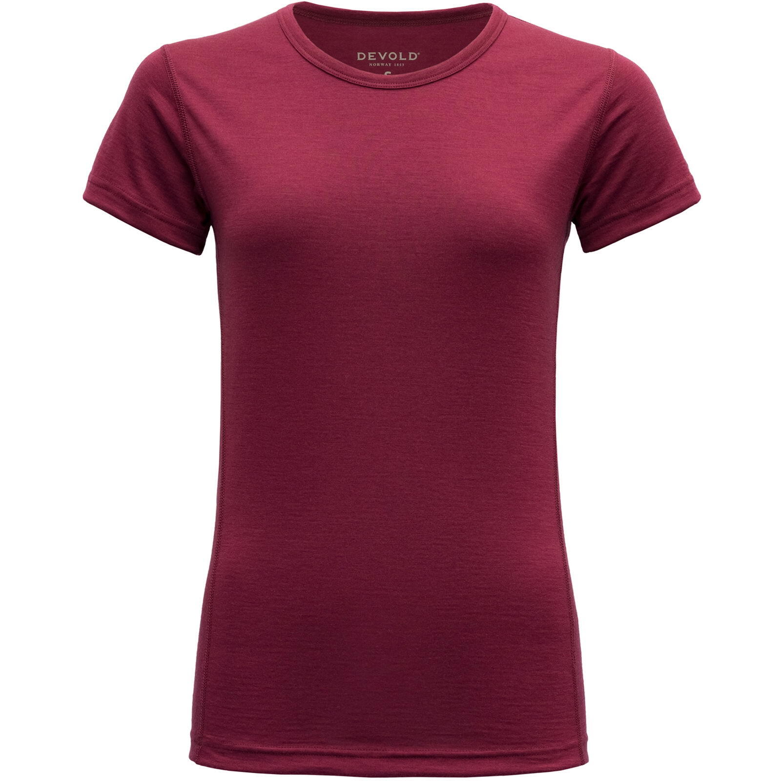 DEVOLD Funktionsshirt Breeze Merino 150 T-Shirt Wmn beetroot