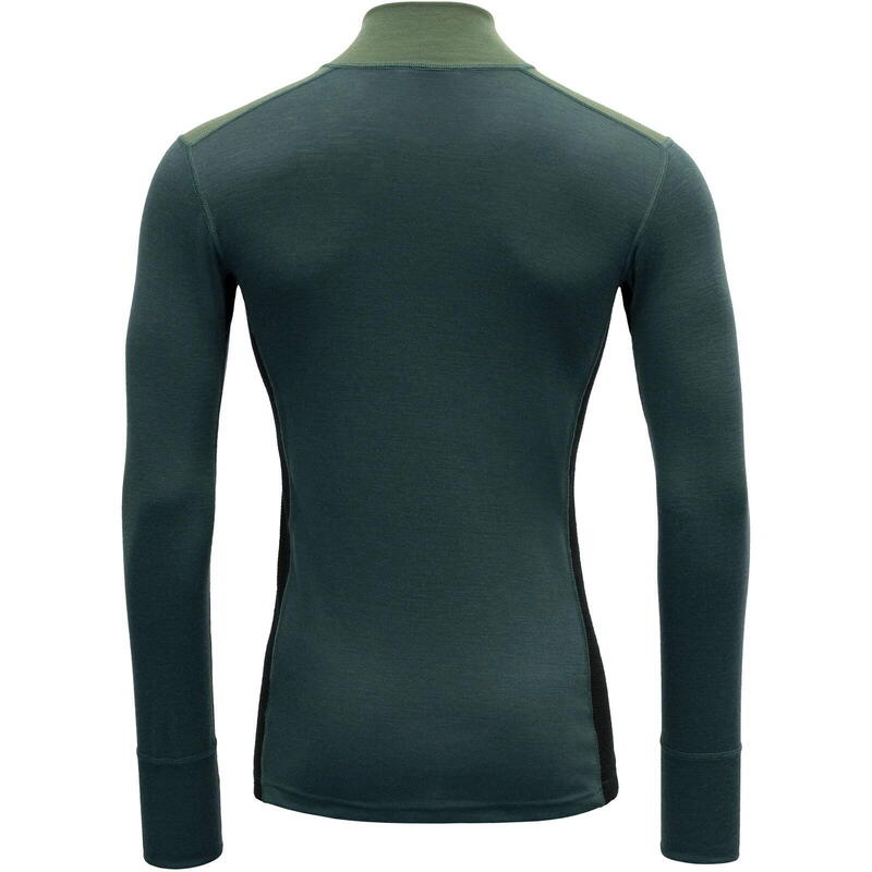 Funktionsshirt Lauparen Merino 190 Zip Neck Man flame-ink-flood