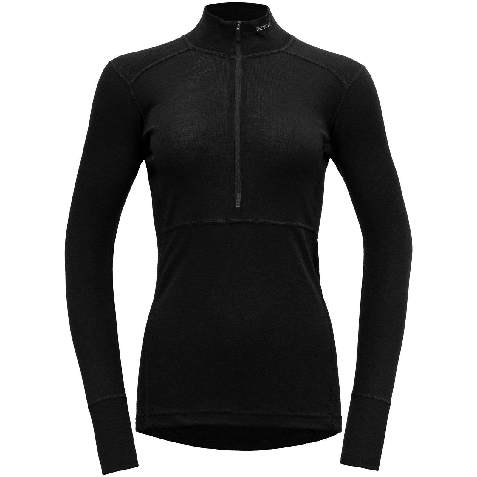DEVOLD Funktionsshirt Lauparen Merino 190 Zip Neck Wmn black