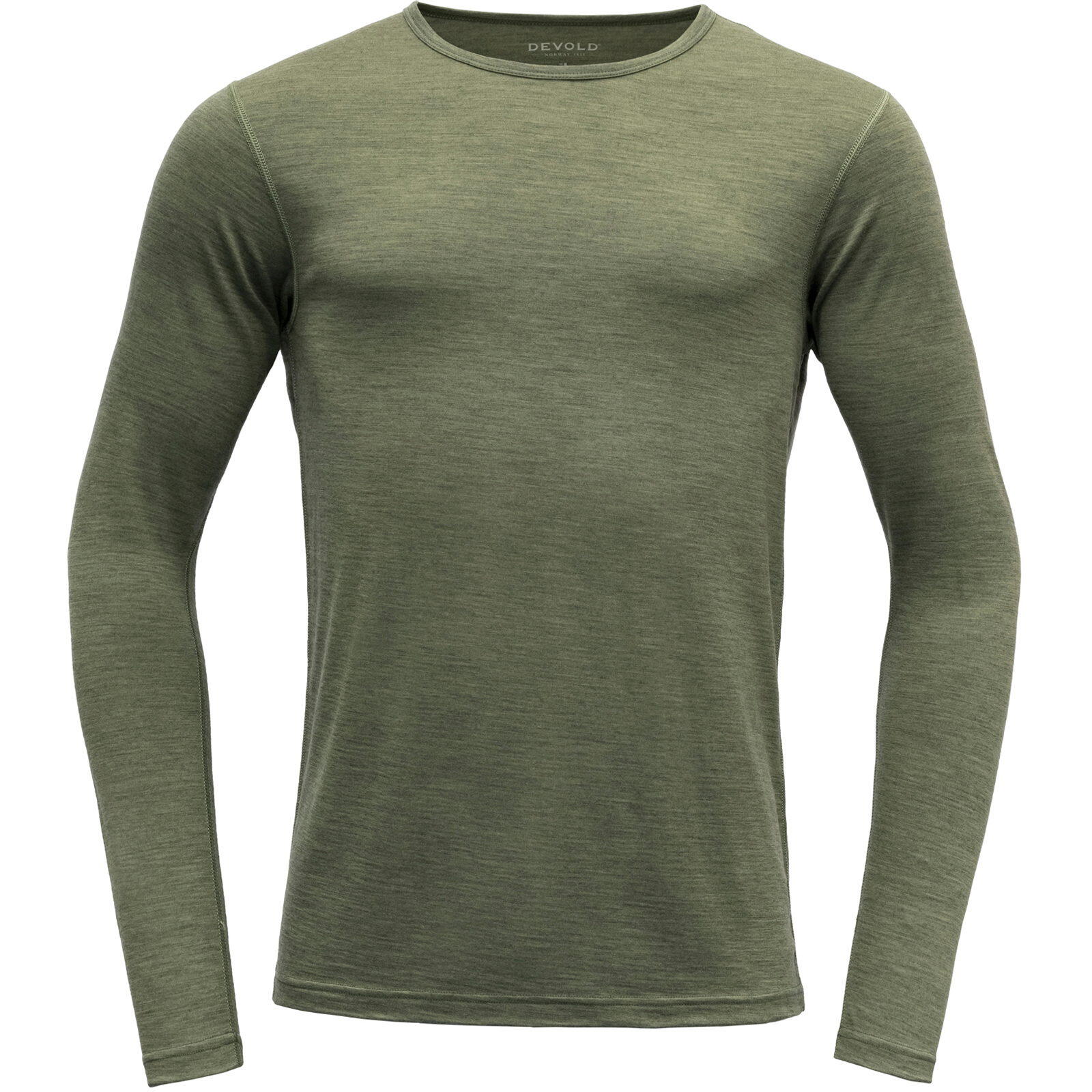 DEVOLD Funktionsshirt Breeze Merino 150 Shirt Man lichen melange