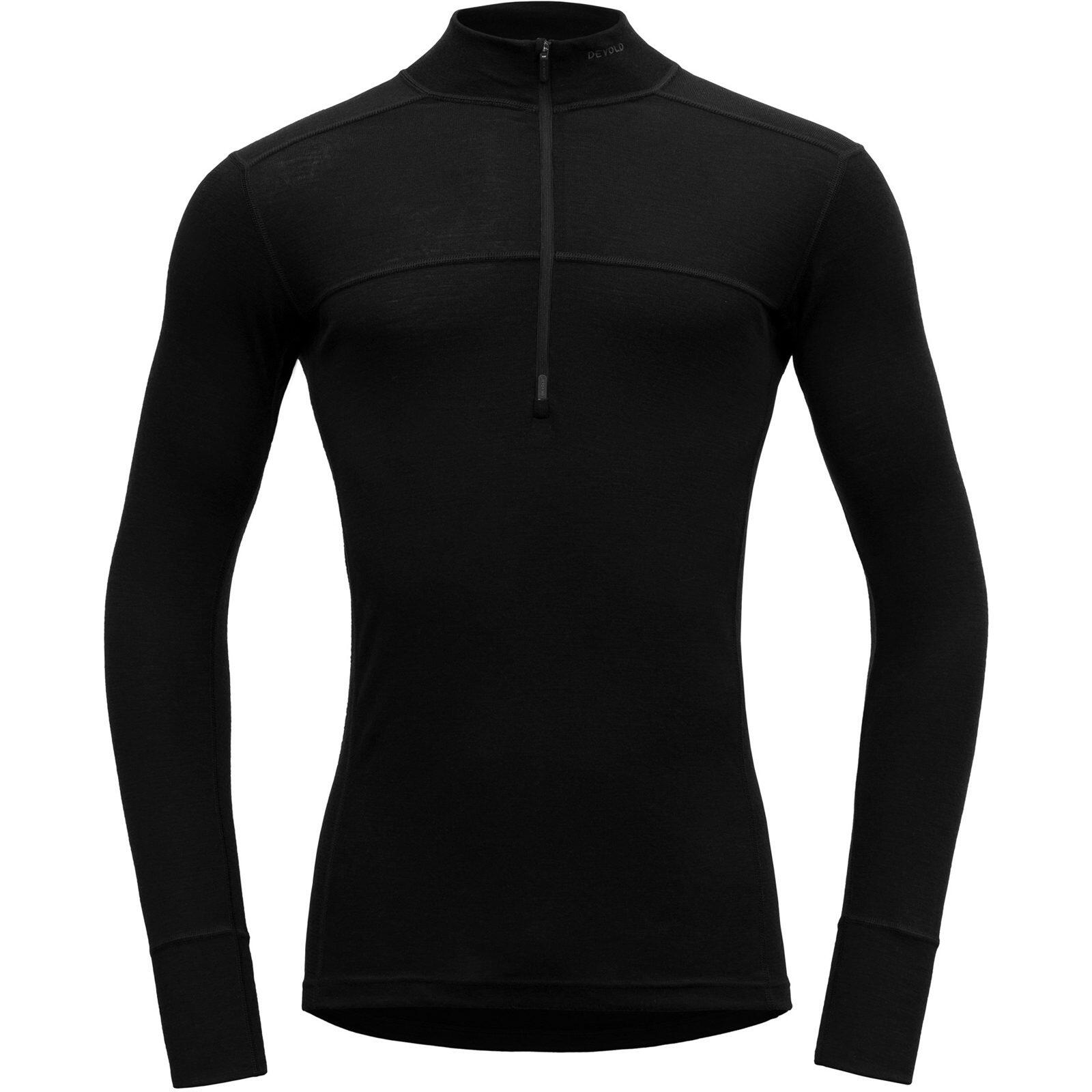 DEVOLD Funktionsshirt Lauparen Merino 190 Zip Neck Man black