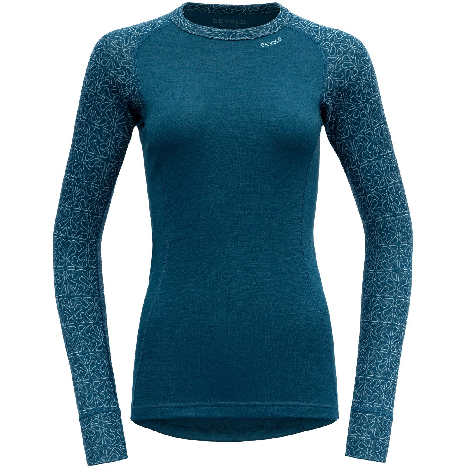 T-shirt femme Devold Duo Active Merino 205 raglan bi-couche manches longues 2/6