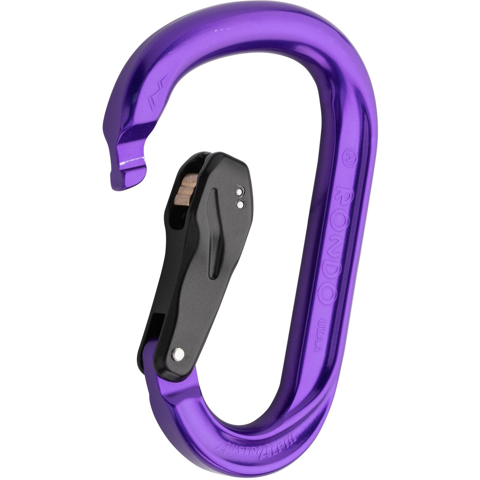 Karabiner HMS Rondo Slide-Autolock Eloxiert purple 2/4