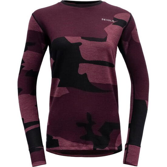 Bike-Funktionsshirt Kløvstien Merino Shirt MWN beetroot camo