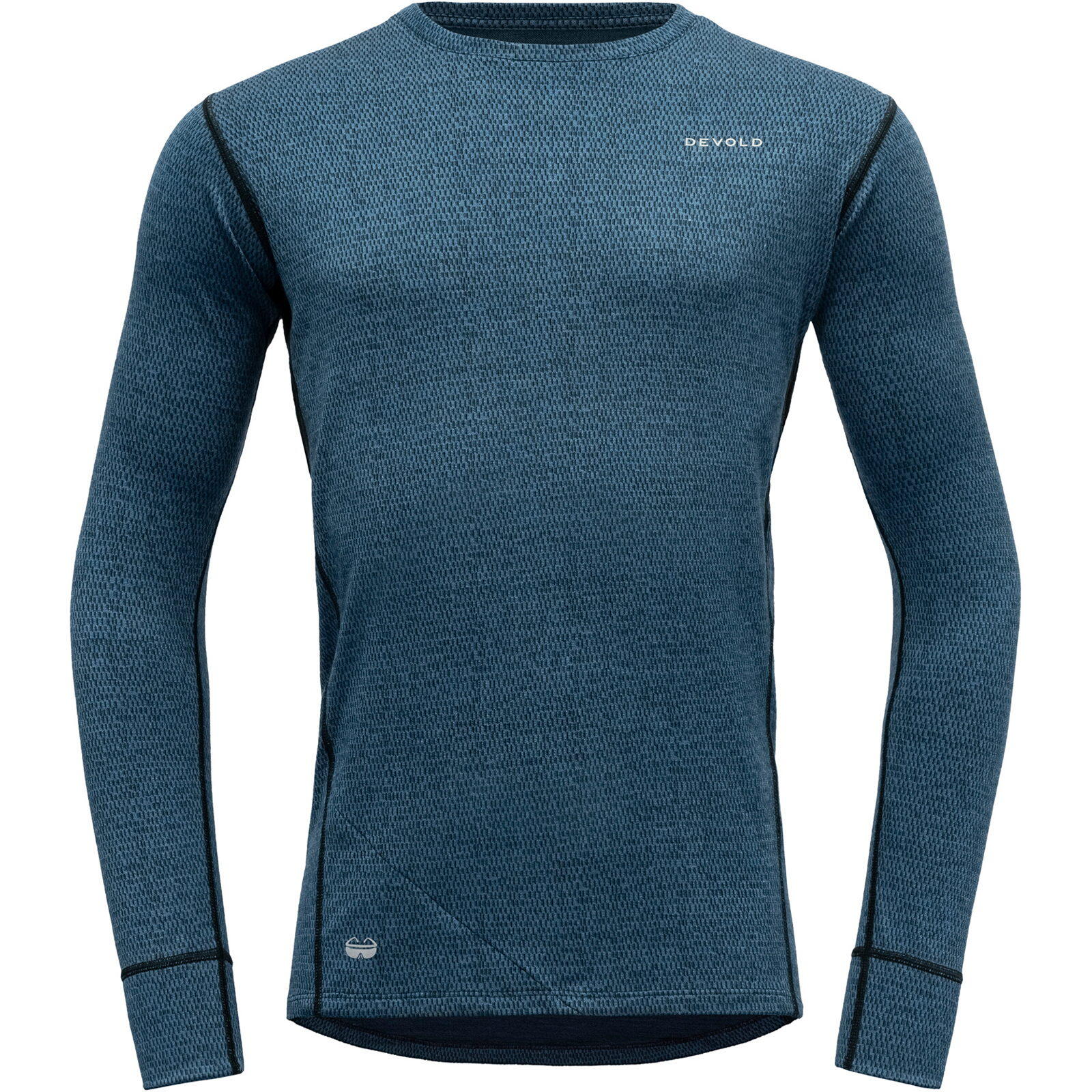 Bike-Funktionsshirt Kløvstien Merino Shirt MAN forest melange 5/6