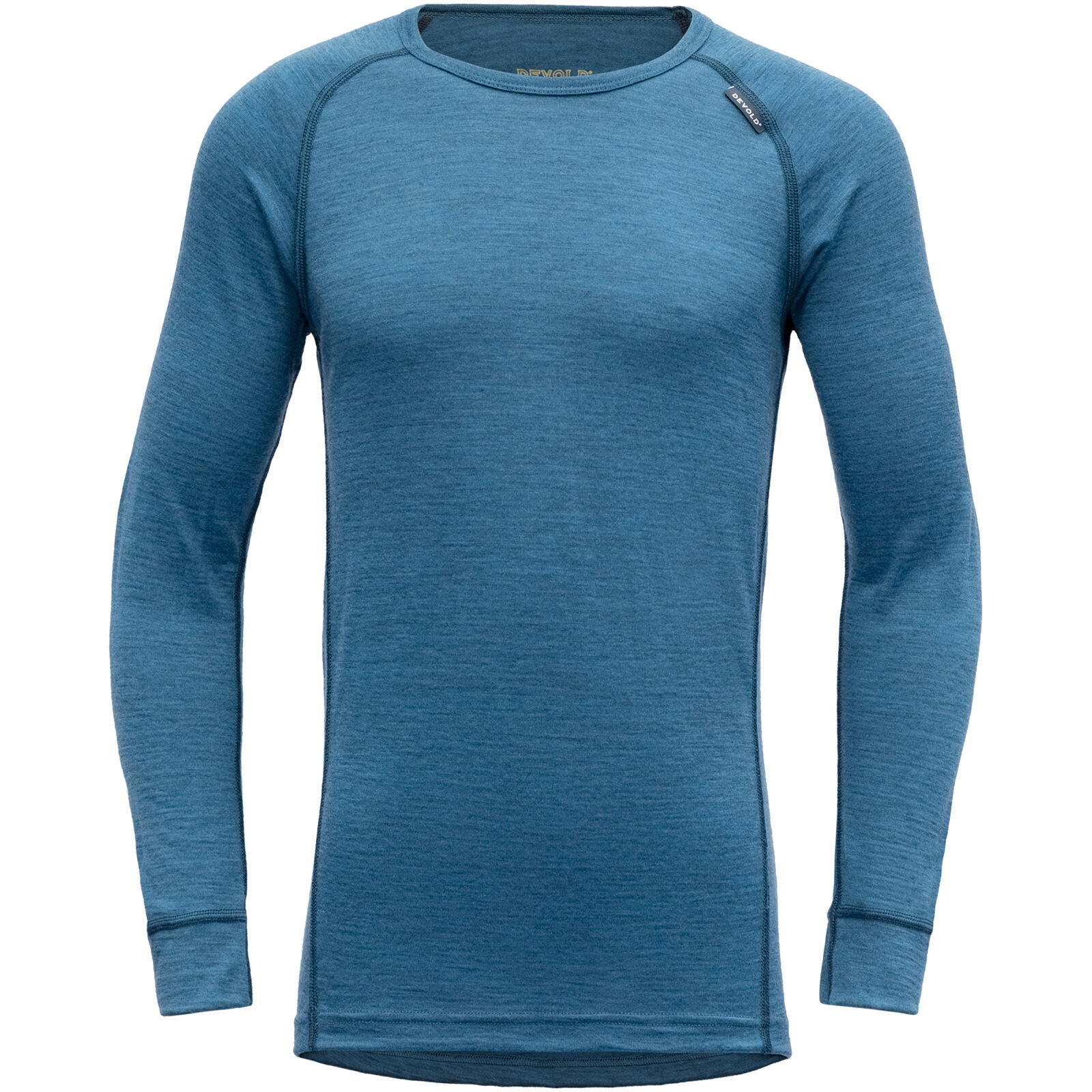 DEVOLD Funktionsshirt Breeze Merino Shirt Junior blue melange