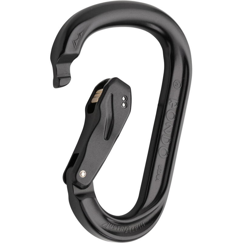 Karabiner HMS Rondo ID Slide-Autolock Hardcoated black